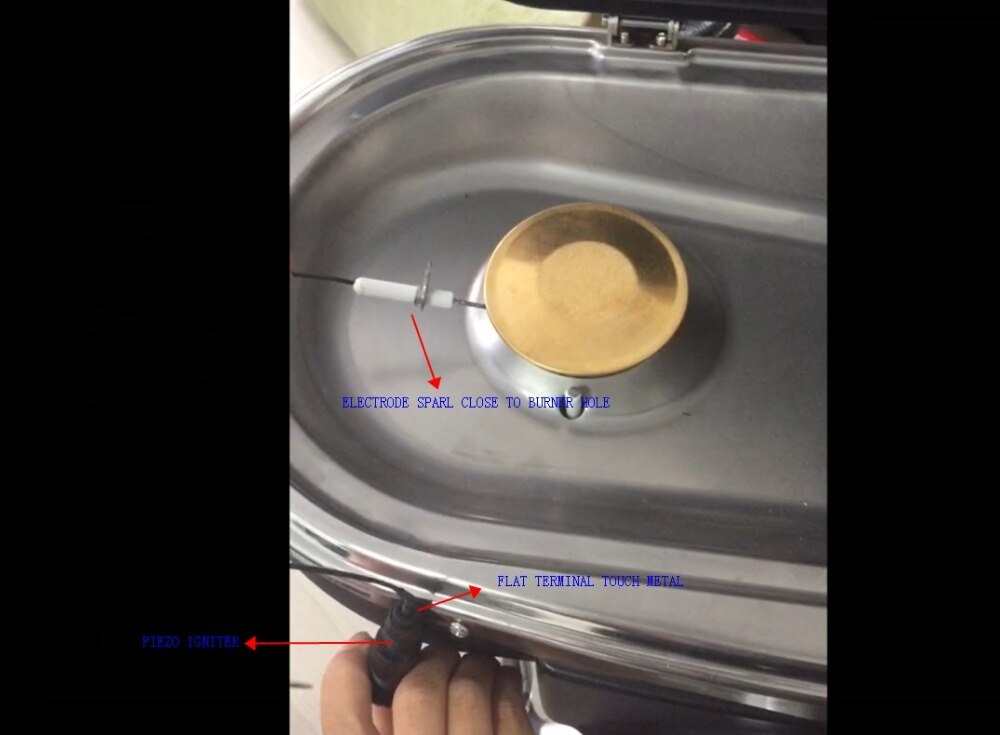 One Piece of Piezo Spark Ignition set with cable 1000mm long Push button kitchen lighters