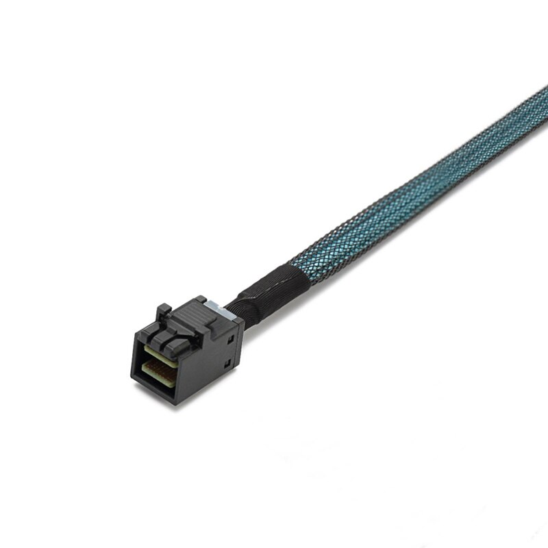 Internal 12G HD Mini SAS SFF-8643 to 4 x SATA Cable Hard Drive Cable,HD Mini SAS Host/Controller to 4 SATA Target/Backplane