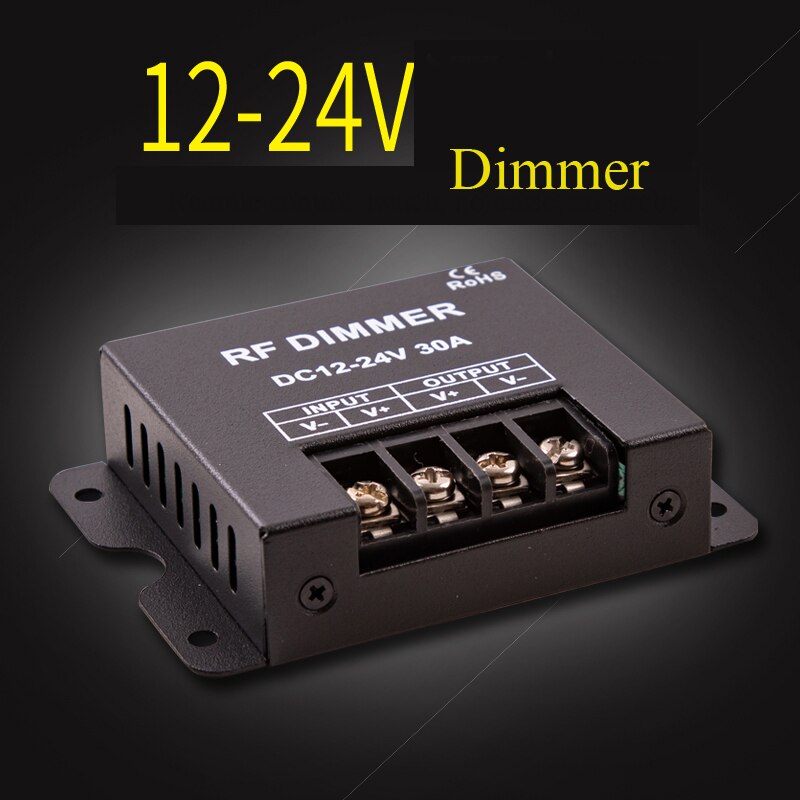 OHANEE LED Strip Remote Control Dimmer 12v Neon Light Power Plug Intelligent Dimmer Controller