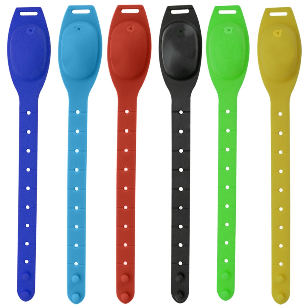 Bambini Riutilizzabile Wristband Disinfettante per le mani Bracciale Per Adulti Kid Liquido Wristband Mano Dispenser Lavare A Mano Gel Bracciali