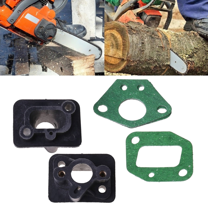 2 pezzi 40-5 43CC 52CC decespugliatore collettore di aspirazione connettore base carburatore collettore di aspirazione adattatore per tubo di ammissione