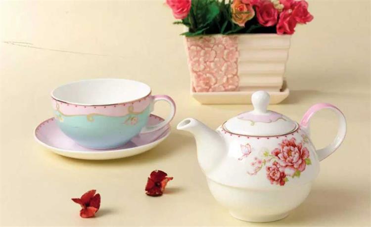 Théière créative britannique, ensemble de théière à café, bouilloire en céramique, ensemble de thé à fleurs, pot mère enfant, tasse une personne, trou de filtre de ceinture