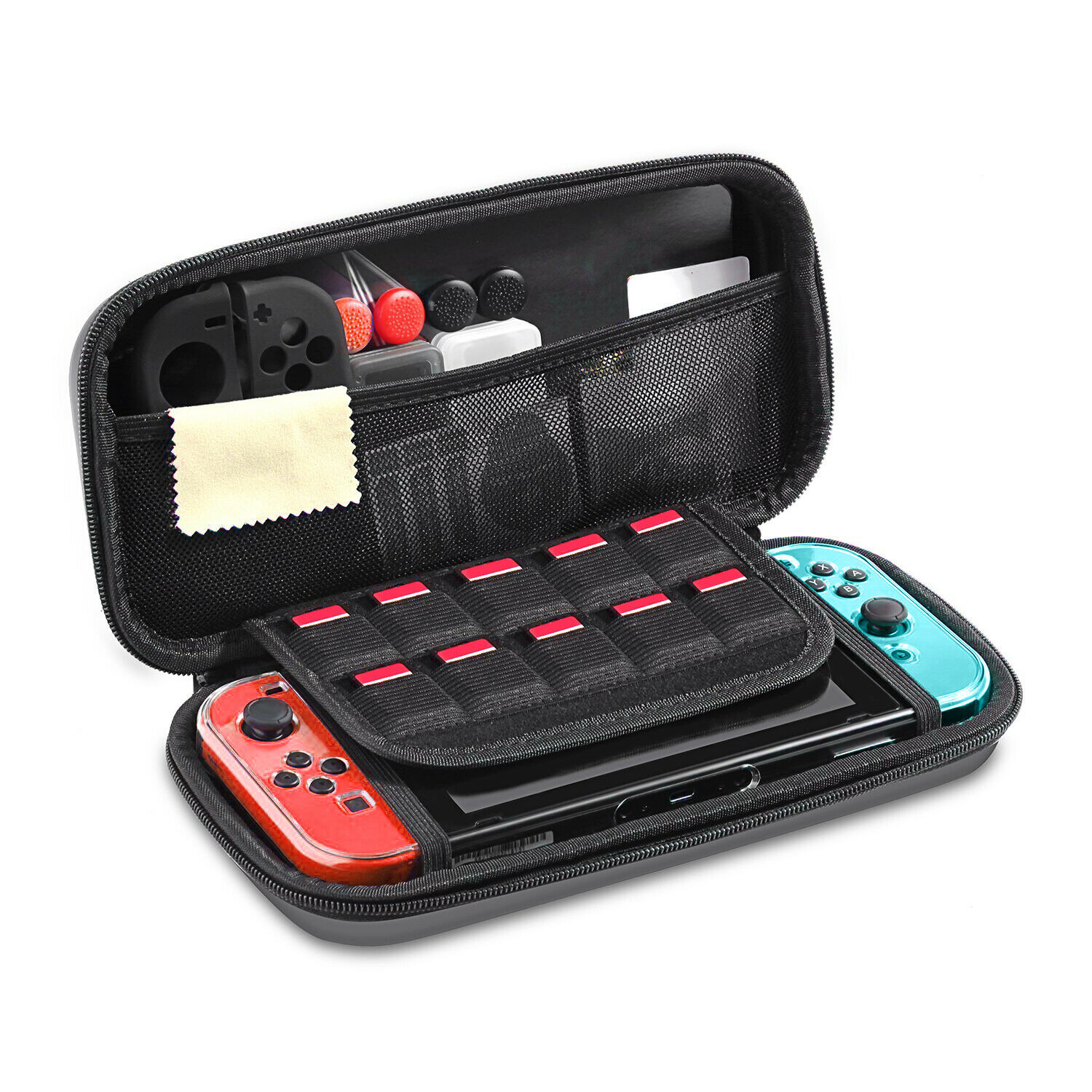 Nintendo switch capa colorida de proteção, acessório de proteção para nintendo switch