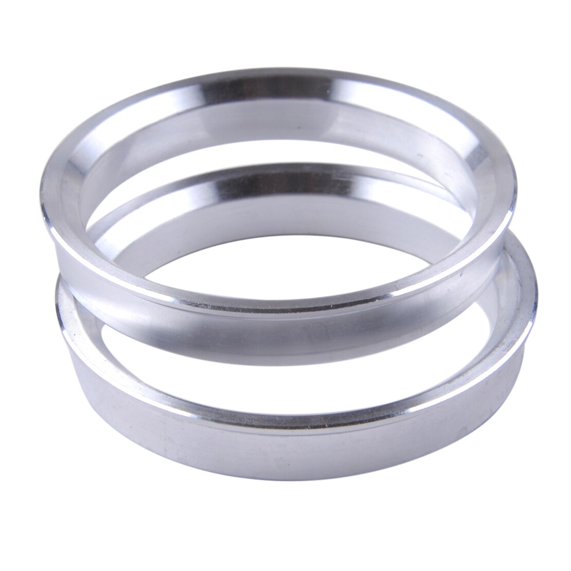 Beler silverbil 4 st aluminiumfälgar hjulnav centrerade ringar  od 67.1mm id 60.1mm universella tillbehör