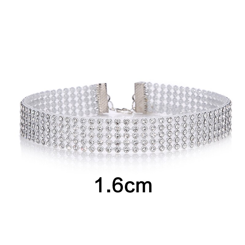 Conjunto de Collar de estilo europeo para mujer, joyería de , Gargantilla Punk Hip Hop, Collar con incrustaciones de diamantes de imitación,