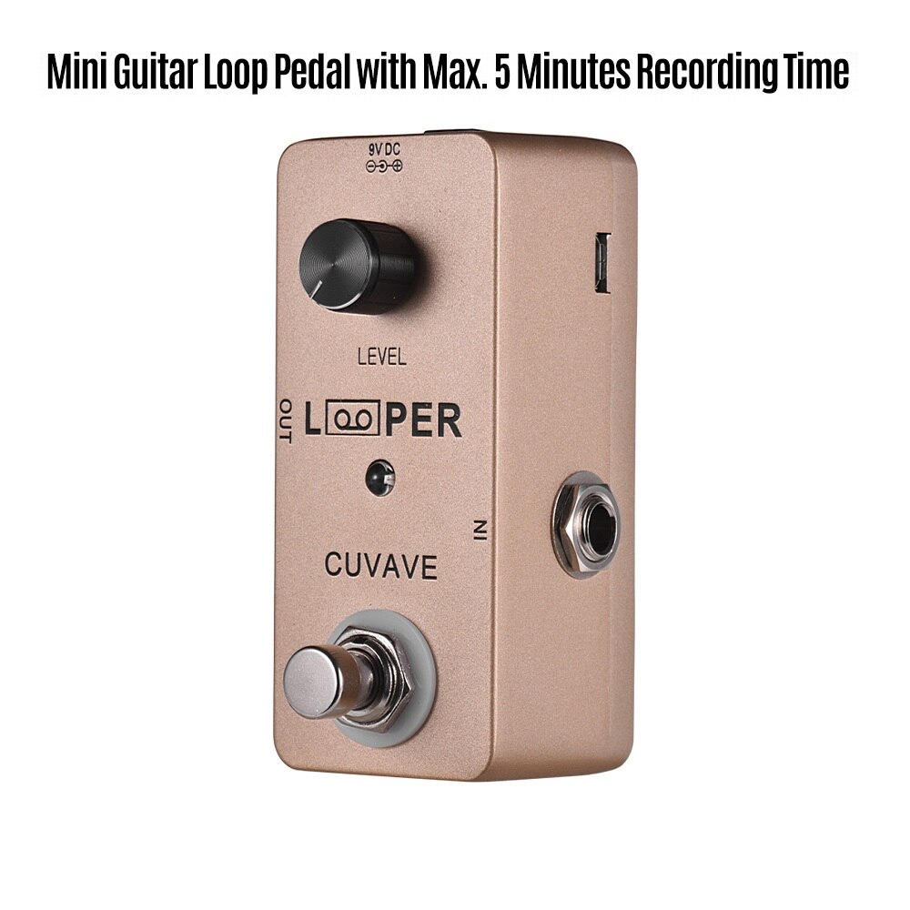 Serie gitaar effectpedaal 8 effecten gitaarpedaal true bypass volledig metalen shell gitaar onderdelen & accessoires: Lus