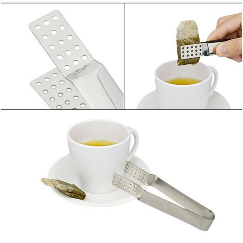 Petites pinces à aliments évidées, pinces à aliments en acier inoxydable, ustensiles de cuisine, pinces à gâteaux de buffet, pinces, accessoires pour service à thé