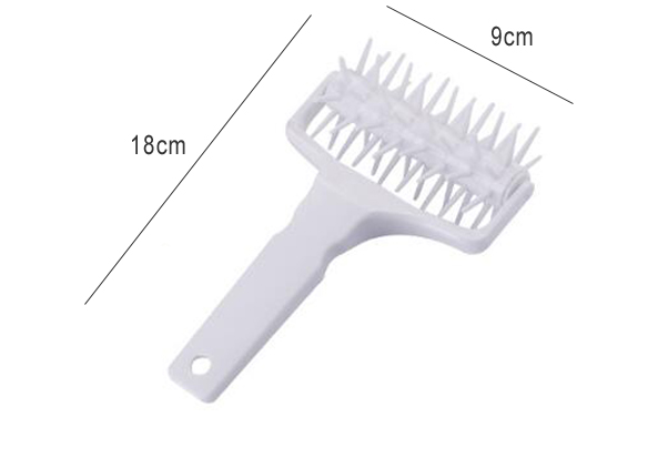 6 7 8 tommer premium non-stick pizza pan bakeware kulstofstål pizza plade rund dyb skål pizza pan bakke skimmel bageværktøj gyh: M nålevalse