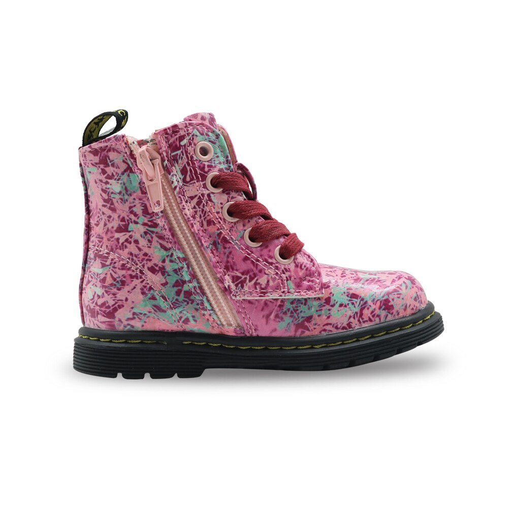 Apakowa Herbst Frühling Mädchen Martin Stiefel mit Reißverschluss Kleinkind freundlicher Baby Mädchen Spitze-hoch Wasserdicht Stiefeletten Kind Schuhe