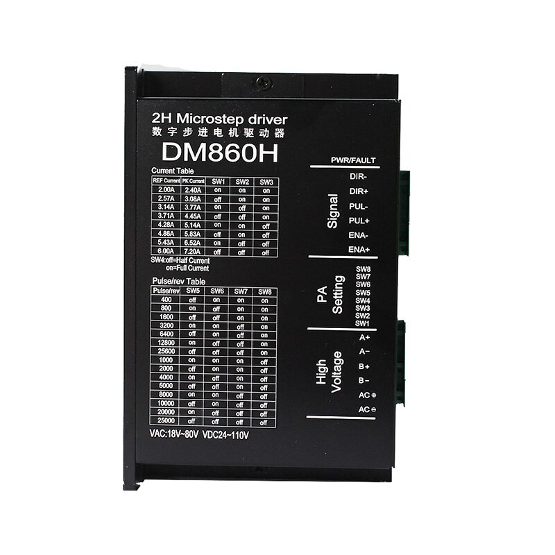 Dm860h Dsp Digitale 57 / 86 Stappenmotor Driver Met Ventilator