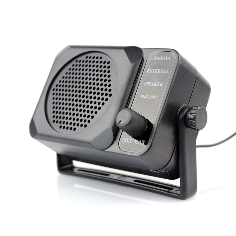Niye nsp -150v mini-außenlautsprecher für mobilfunkgeräte und mikrofone, passend für kenwood, yaesu, icom, amateurfunkgeräte und autoradios