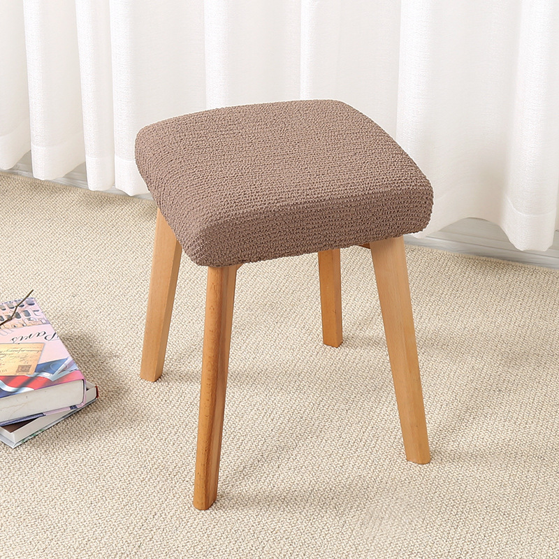 Housse de chaise pour tabouret carré, universelle, élastique, pour maison, bureau, Table à manger, en bois massif, moderne, minimaliste, multicolore: 05