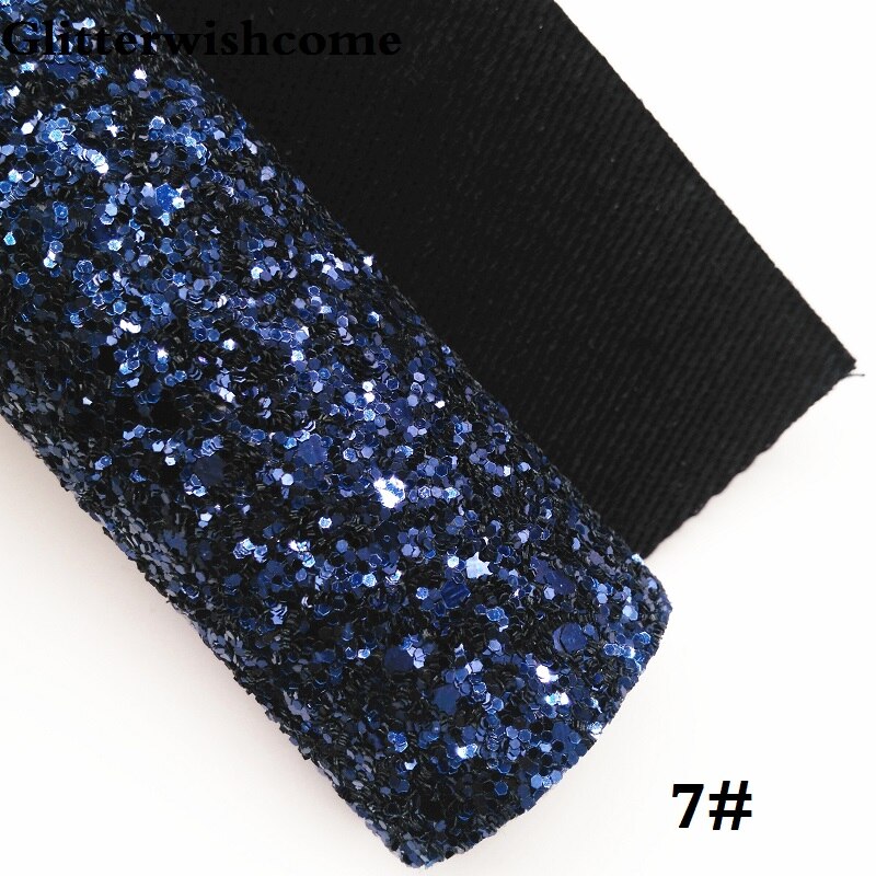 Glitterwishcome 30 x 134cm mini rullavinyyli jousille, paksu glitter nahkakangasvinyyli yhteensopivalla pohjalla jousille , gm078: 7