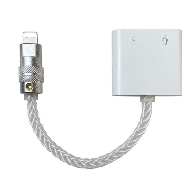 8 Aandelen 504 Core Snelle Lading 2in1Hifi Adapter Kabel C100 Hoge-Resolutie Koorts Kabel Voor IPhone6/7/8/X/11/12/13/Ipad Voice