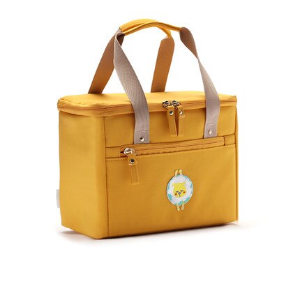 Waterdichte Lunch Tas Kids School Bento Tote Kantoor Vrouwen Voedsel Thermische Pouchs Outdoor Camping Picknick Fruit Snack Organiseren Handtas: Yellow 1