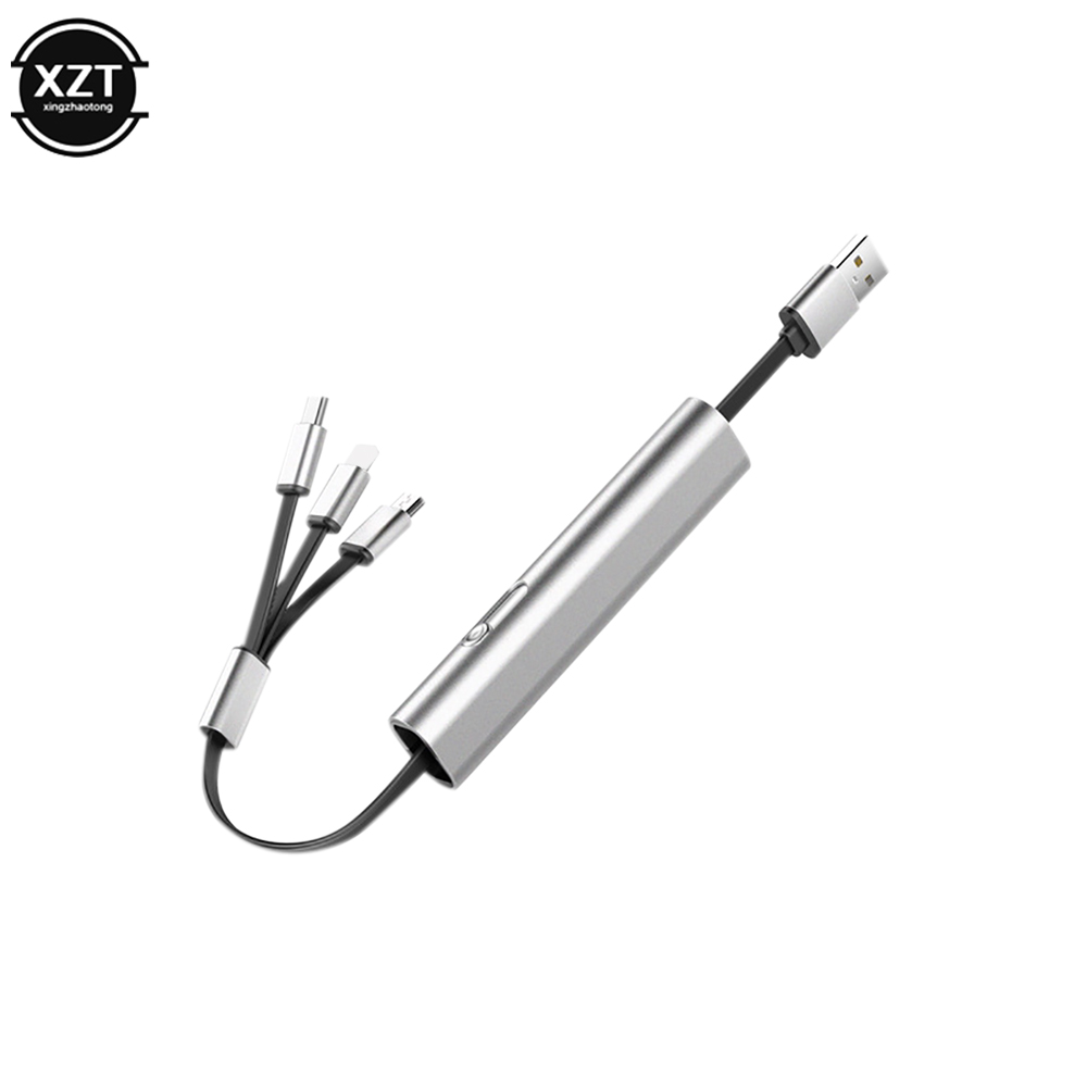 3 In 1 Snel Opladen Datakabel Voor Opslag Kabel Sleutelhanger Datakabel Voor Iphone Android Type
