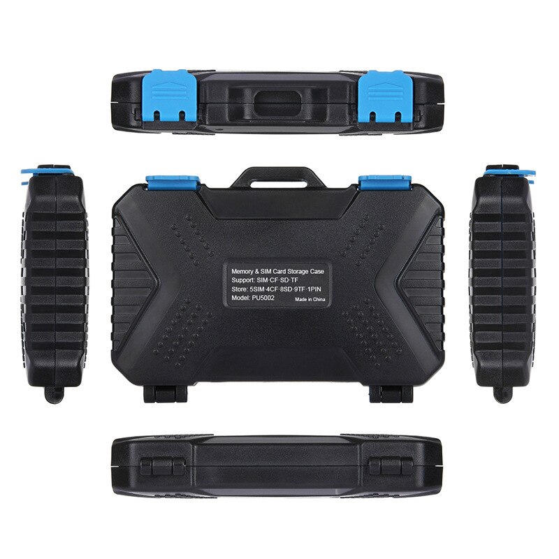 etui na kartę pamięci 27 w 1 dla 4CF + 8SD + 9TF + 1 karta Szpilka + 1 standardowa karta SIM + 2mikro-SIM + 2Nano-SIM