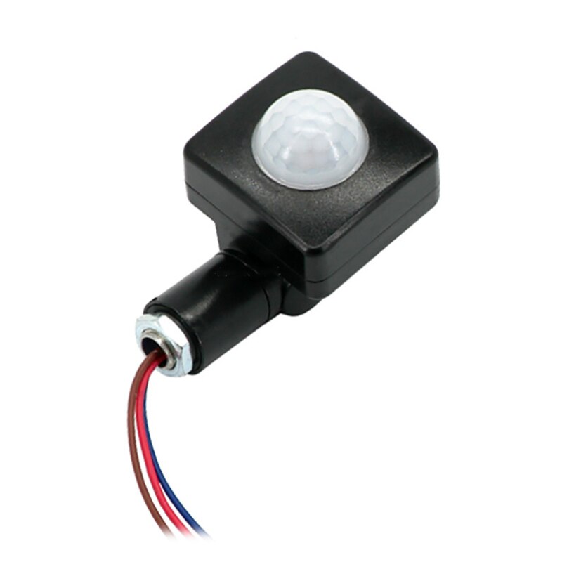Adjustable Mini Human Body Infrared Sensor Ultra-thin Infrared Body Sensor Switch LED Flood Light PIR Motion Sensor
