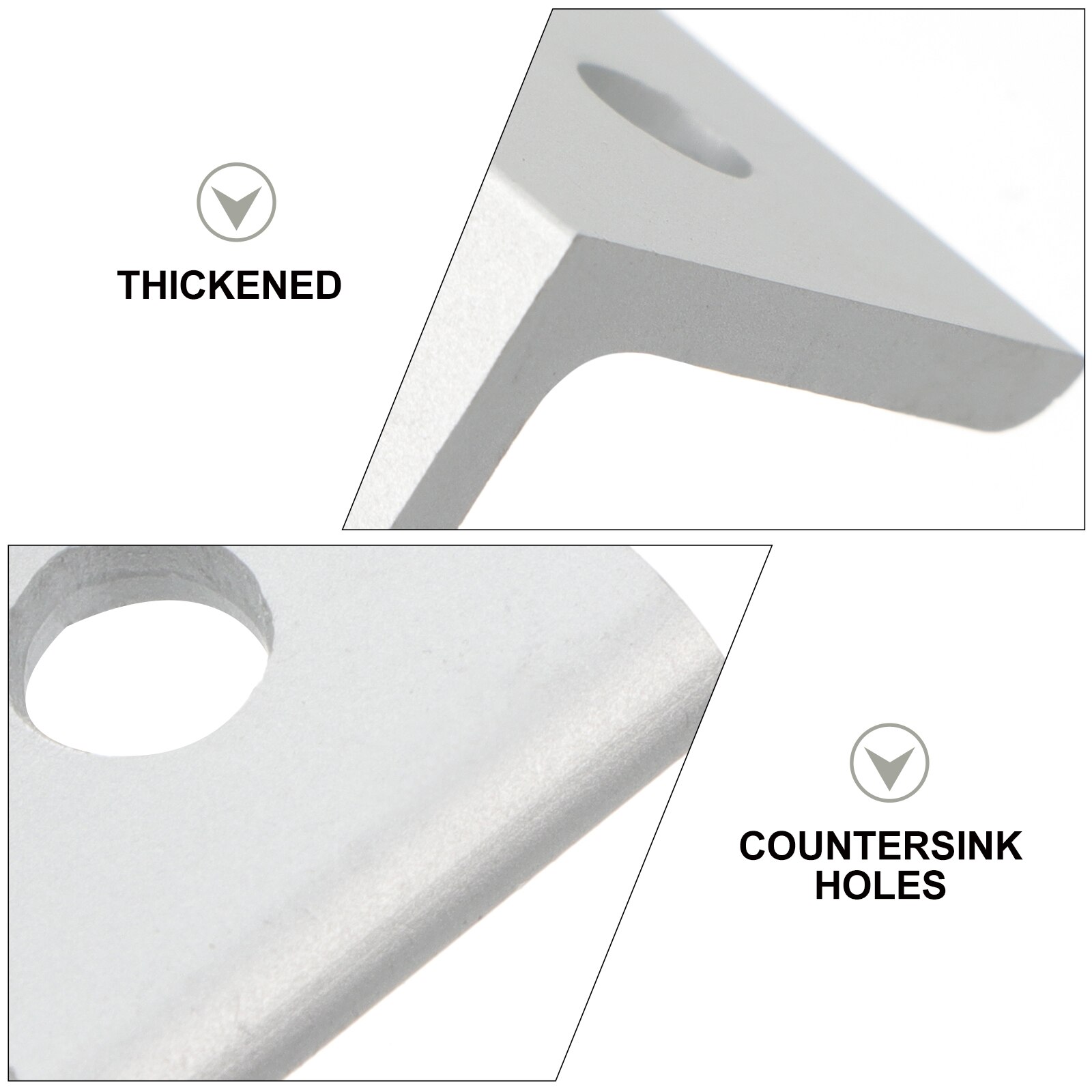 10pcs 2 Hole 90 Degree Inside Corner Bracket for Aluminum Extrusion Profile