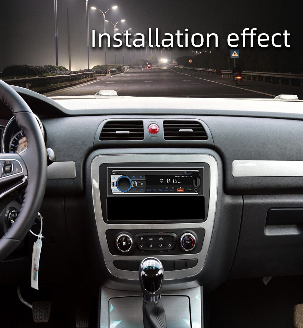 Reproductor estéreo de Radio para coche reproductor MP3 Digital Bluetooth JSD-530 520 60Wx4 FM Audio estéreo música USB/SD con entrada auxiliar en el tablero