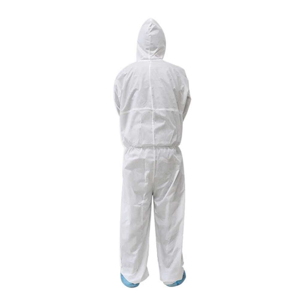 Combinaison blanche Hazmat costume Protection Protection jetable Anti-Virus vêtements