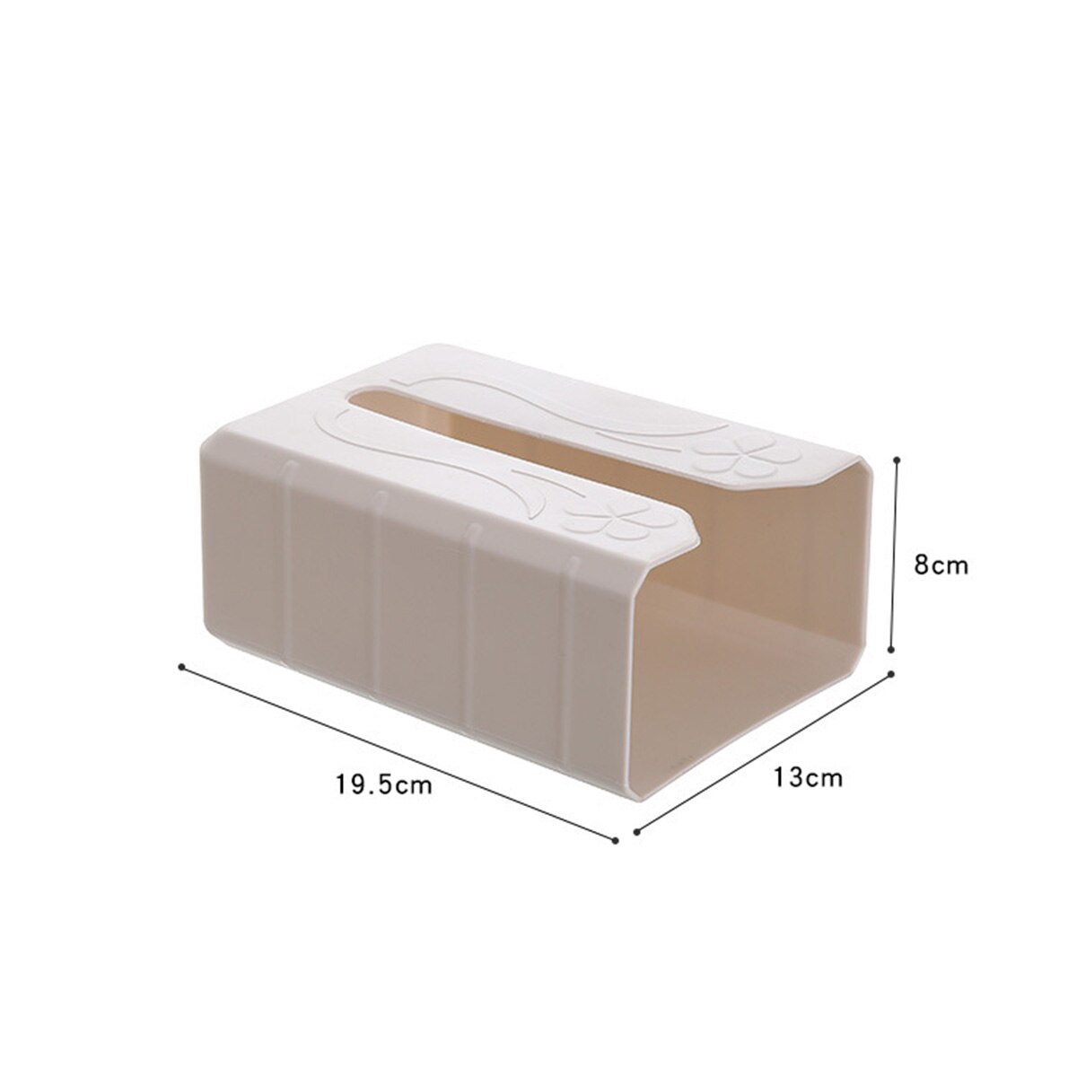 Caja de tejido adhesivo para servilletas, dispensador de bolsas de basura montado en la pared, de plástico, para el hogar