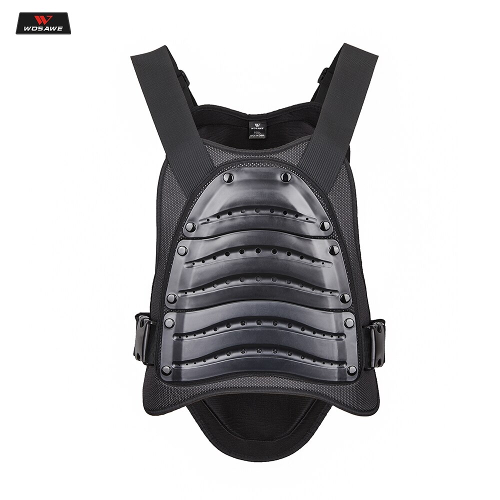 Wosawe motorcykel panservest beskyttelse colete riding cross bryst rygbeskytter panser motocross racervest beskyttelsesudstyr