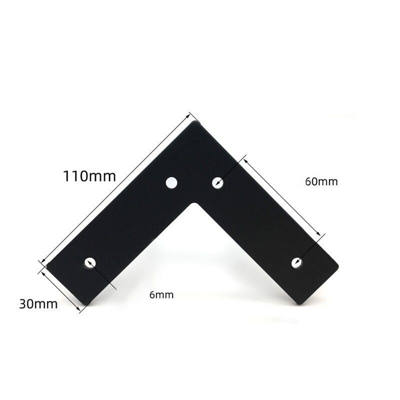 4 stk / sæt metal hårnål bord skrivebord ben med beskytter diy møbler hardware til sofa skab stole