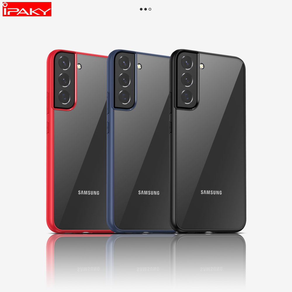 Ipaky Voor Samsung S22 Case S22 Plus Dunne Hd Transparante Tpu Acryl Hybrid Shockproof Case Voor Samsung Galaxy S22 Ultra case