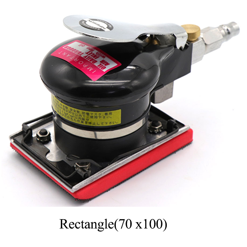 Rectangle size is 70 * 100mm pneumatic air polishing machine tool grinder efficient strong viscous sand paper machine