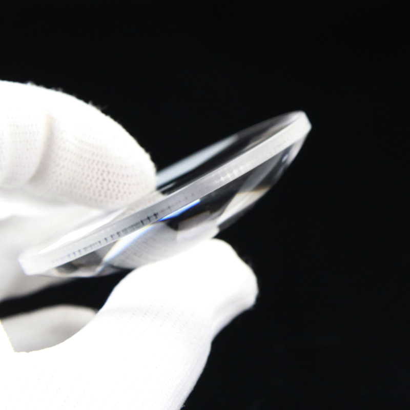 Diameter 63Mm Focal Length 100Mm Plano-Convex Lens Magnifying Optical Glass Lens Prism Processing Plant