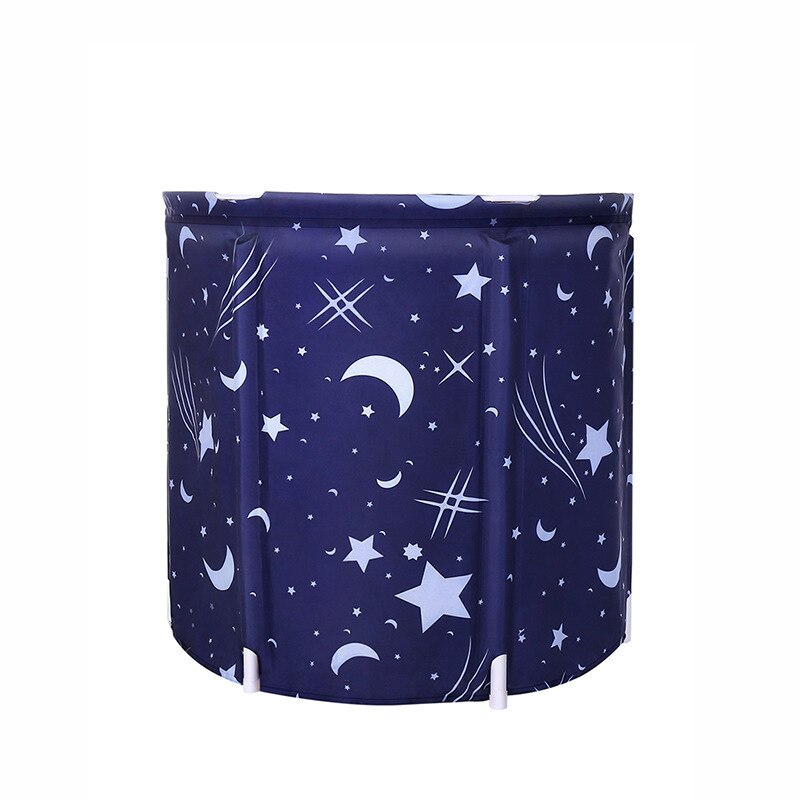 Support en tissu baignoire pliante adulte baignoire épaissie domestique baignoire Portable 70x65cm