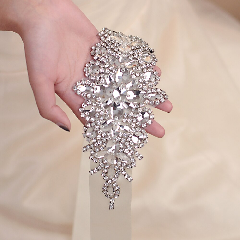 Trixy  s01 prachtige strass-steentjes riem bruidsriem diamanten trouwjurk riem kristallen bruidssjerp voor trouwjurk accessoires