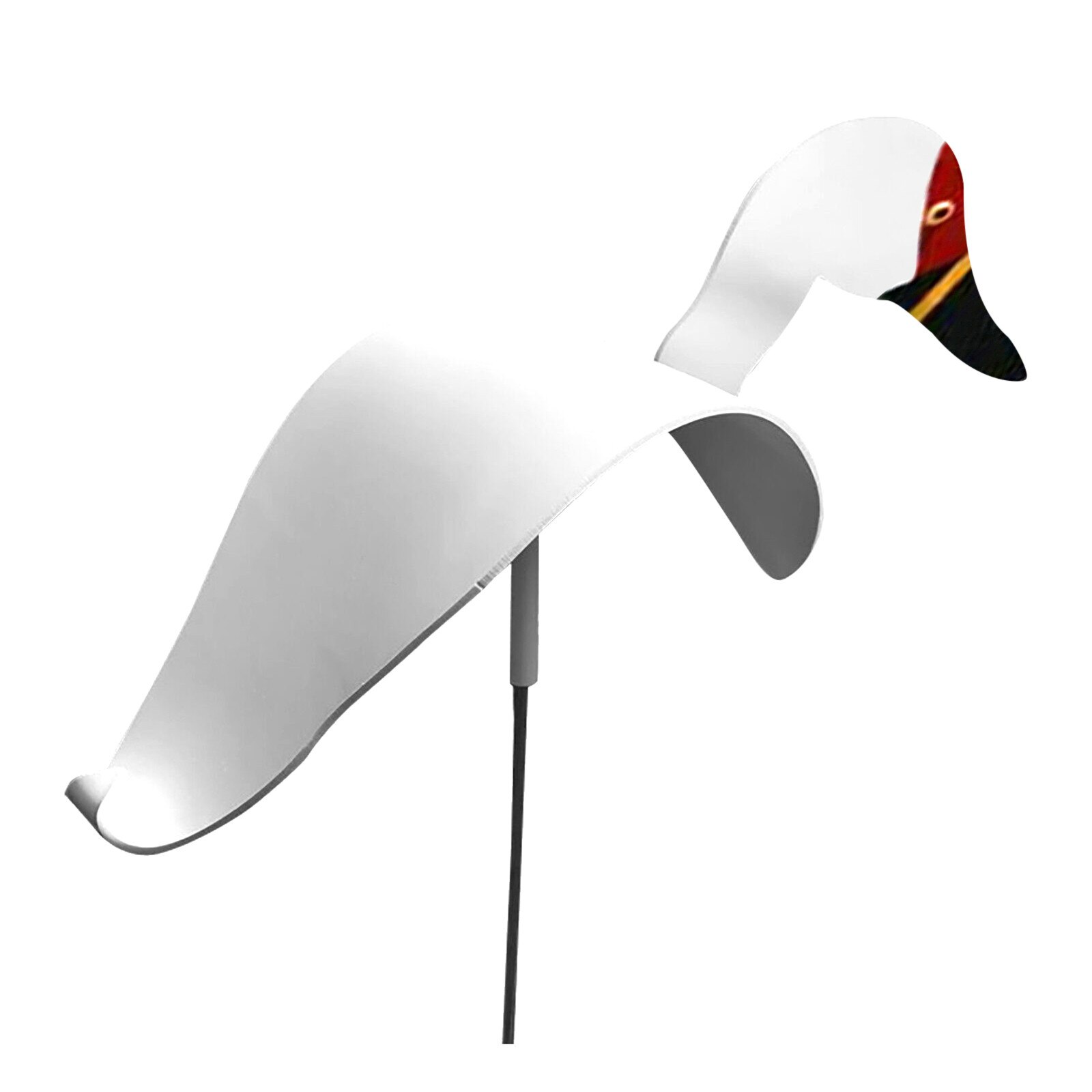 Flamingo White Swirl Bird Garden Decoration Decorative White Duck Spin with The Breeze Home Garden Decor Home Supply