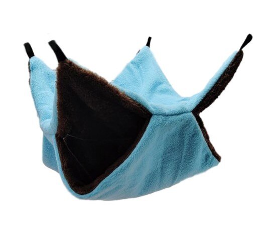 Rotte hængekøje kæledyr bur hængekøje hængekøje marsvin lur sæk hamster chinchilla gemmested varm hængekøje til små dyr: C7967- bu