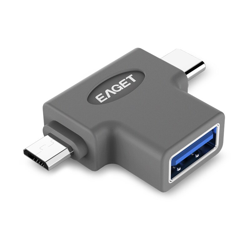 Eaget Otg Adapter 2 In 1 Micro Usb Type C Naar Usb 3.0 Type C Adapter Voor Smartphones Macbook Pro usb C Otg Adapter Converter EZ07