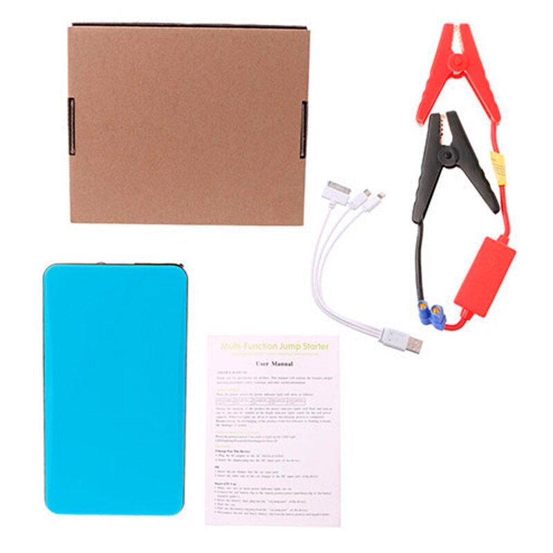 12V 20000mAh Multi-Function Car Jump Starter Power Bank Emergency Charger Booster Battery