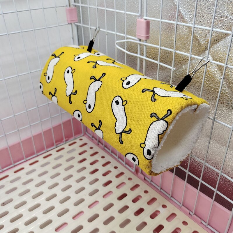 Hamsterin häkki fretti tunneli lämmin käytävä pieni lemmikki kanava hunajapussi lentävä minkki marsu marsu pehmeä pehmo tunnelipesä