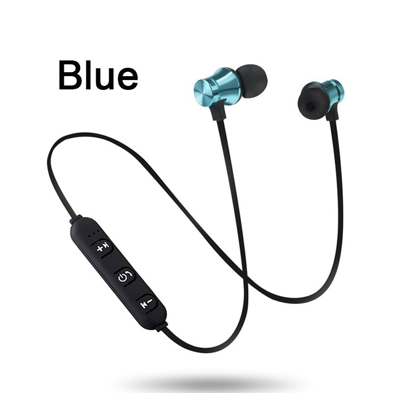 Draadloze Hoofdtelefoon Voor Huawei Honor 10 9 Lite 8X V10 8C 7A Pro Ru 7X 7C Nova 7i 7 6 se 5i Pro Bluetooth Oortelefoon Voor Smart Telefoon: Blue