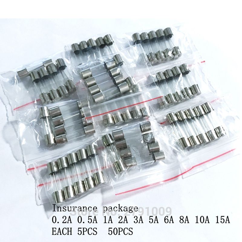 Pak met 10 stuks T1a 1A 250V keramische snelle zekering 30 x 6 mm (1amp Pak met 10 stuks T1a 1A 250V keramische snelle zekering 30 x 6 mm (1amp