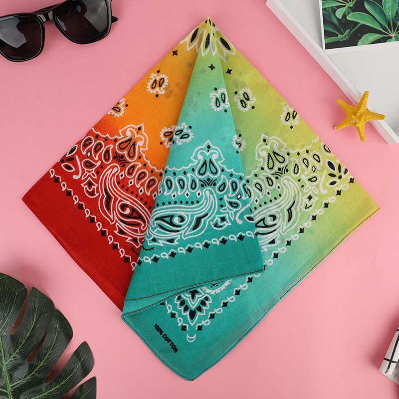 Carré tête écharpe moto chapeaux en plein air Cool équitation impression Bandana Camping cyclisme foulard Tube bracelet bandeau