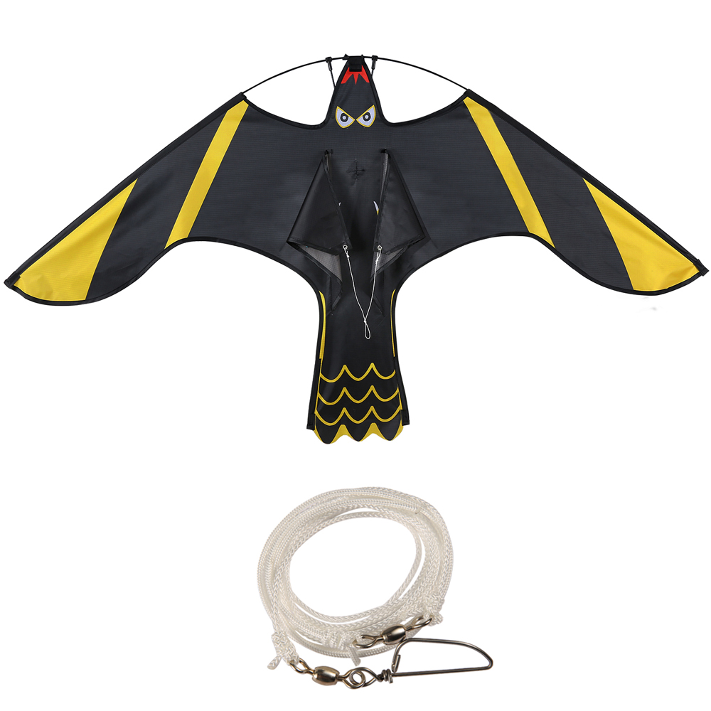 Anti Bird Flying Hawk Kite Bird Repeller Large Eagle Kites Scarecrow Decoy for Farm Garden Pest Bird Repellent: light green