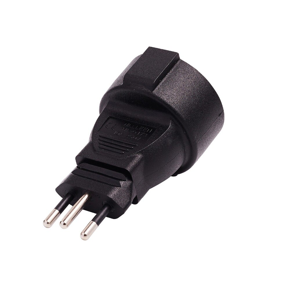 3 pin Swiss socket adaptor Embedded Swiss EU German plug adapter converter plug WA-0181 Swiss plugs turn to French plugs