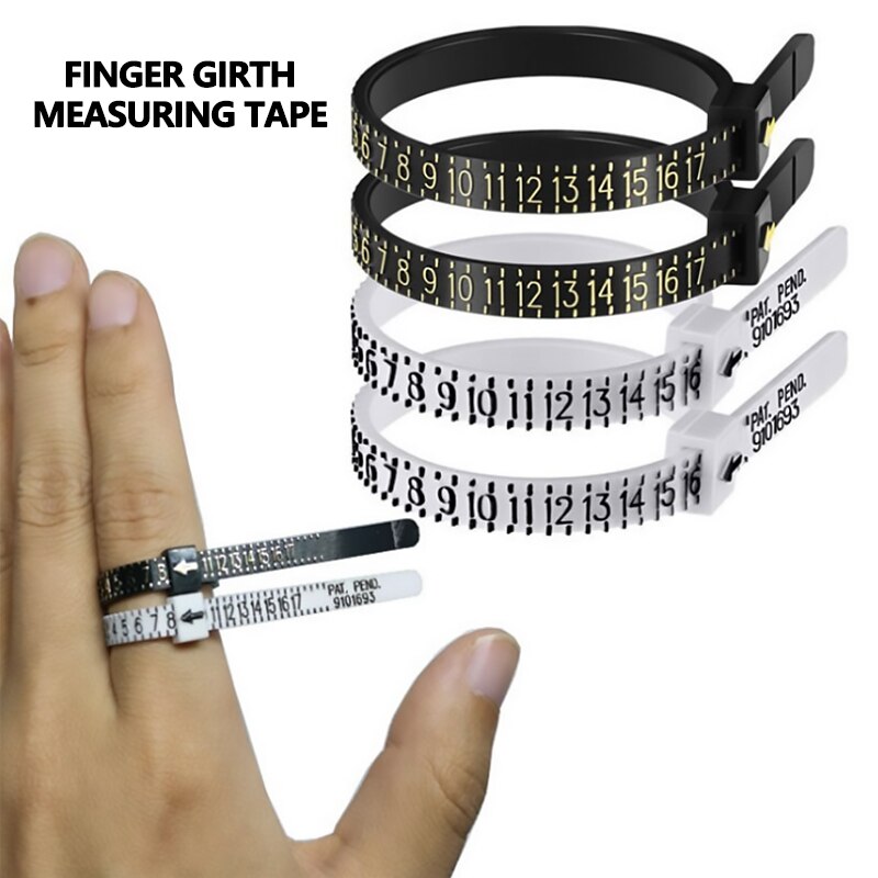 Finger größe messung kreis maßBand größe Finger umfang messung UNS Band Weiche Lineal Sauerei Ring größe