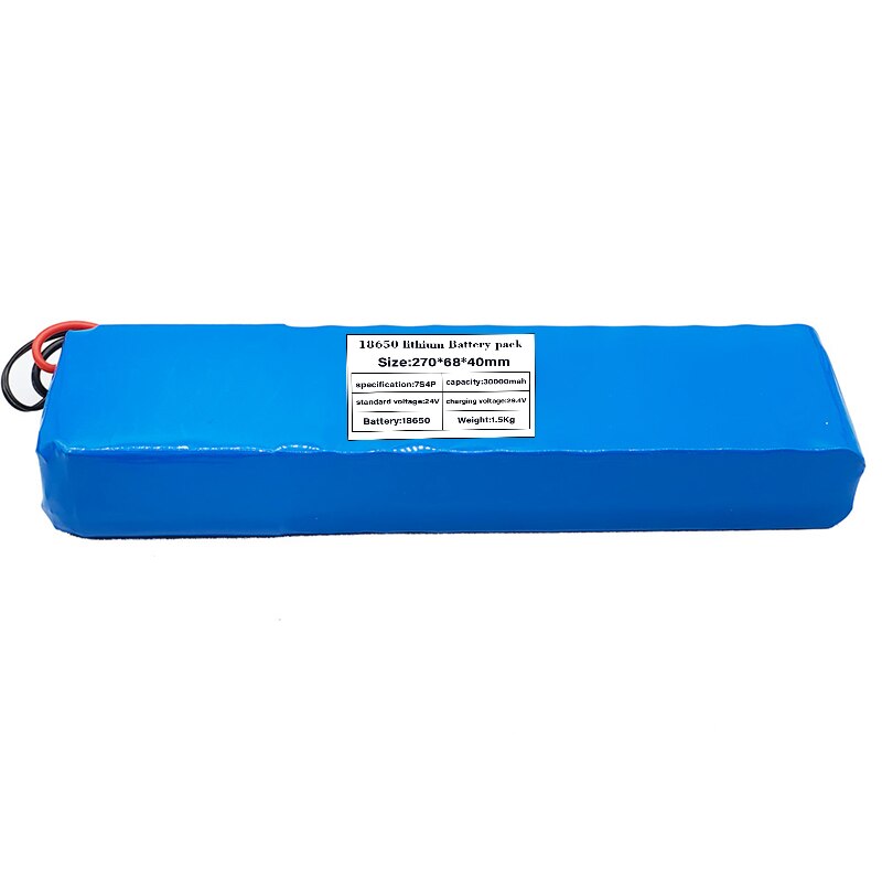2022 7s4p 30000 Mah Elektrische Fiets Motor Ebike Scooter Lithium-Ion Accu 29.4V 18650 Oplaadbare Batterij + lader