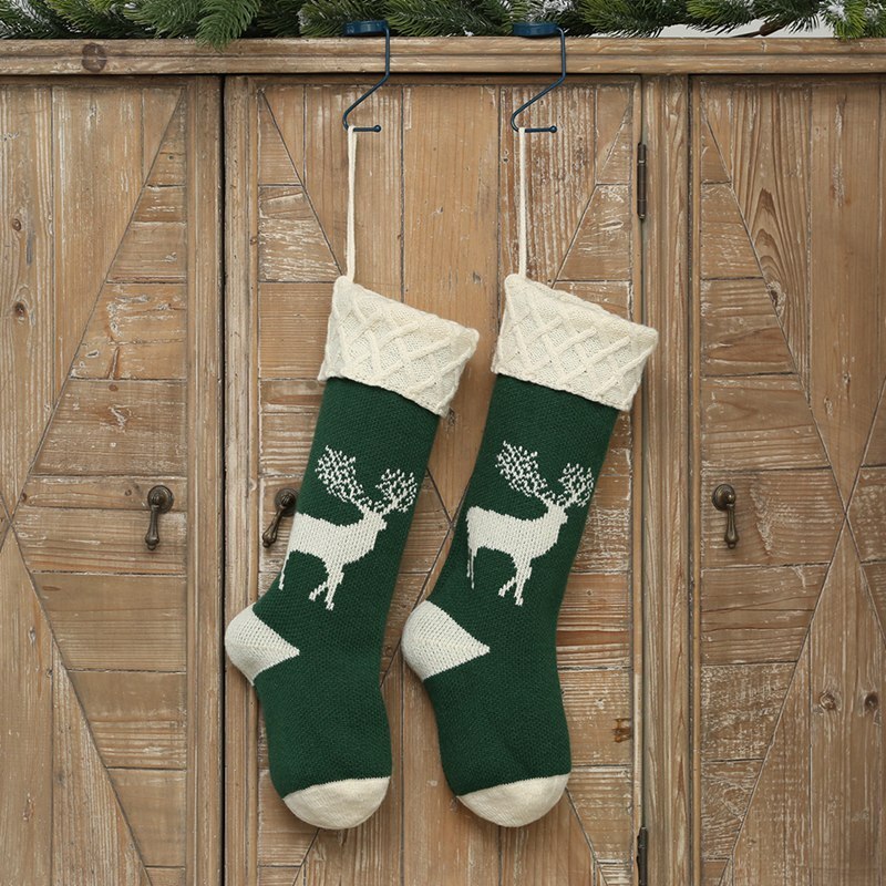 Sport sok 1pc julestrømper hængende juletræ dekoration ornamenter år sokker