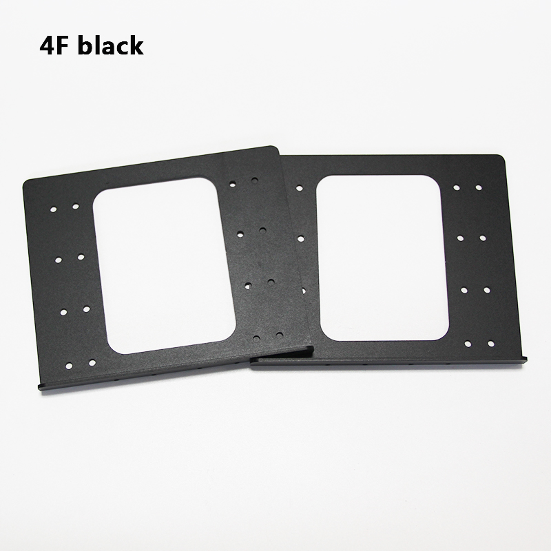 Aluminium 3,5 HDD Festplattenhalterung DIY Festplattenbox Festplatten-Erweiterungsgestell Chassis-Zubehör: Blau
