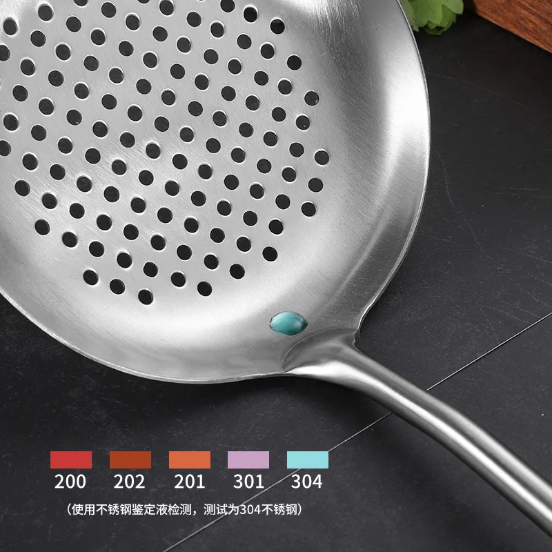 Rvs Spatel 304 Food Grade Keukengerei Huishoudelijke Vergiet Keuken Koken Spatel Pot Soep Lepel Keuken Artikelen