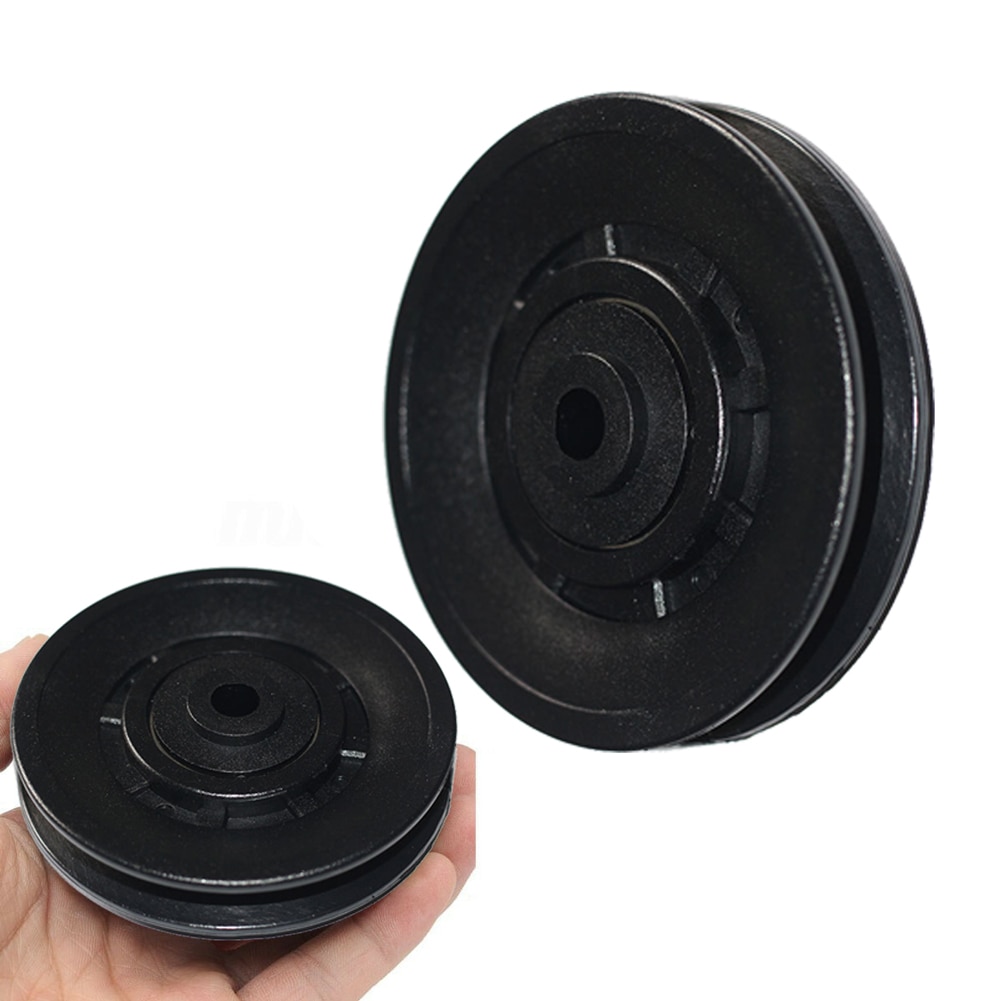 90mm V groove Type Nylon bearing pulley set wear-resistant suspension wheels rolling wheels Fitness Equipment Round Part Safe