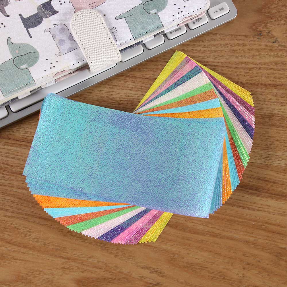 50Pcs Vierkante Origami Papier Parelmoer Gekleurde Diy Papier Vouwen Craft Supplies Scrapbooking Decoratie Enkele Glanzend Papier